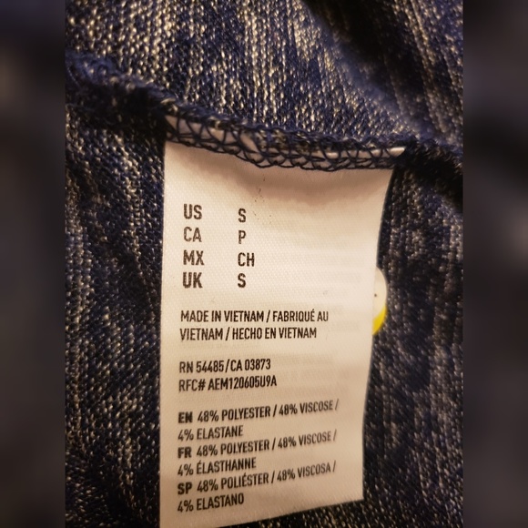 🍒American Eagle Marled Blue White Lightweight - Picture 6 of 6